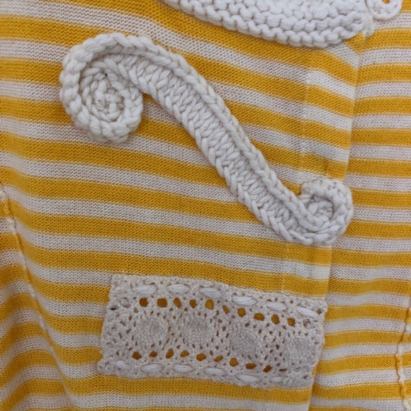 Anthropologie Size M Yellow cardigan. - Picture 3 of 3